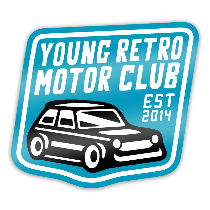 YRMC Blue Logo Sticker