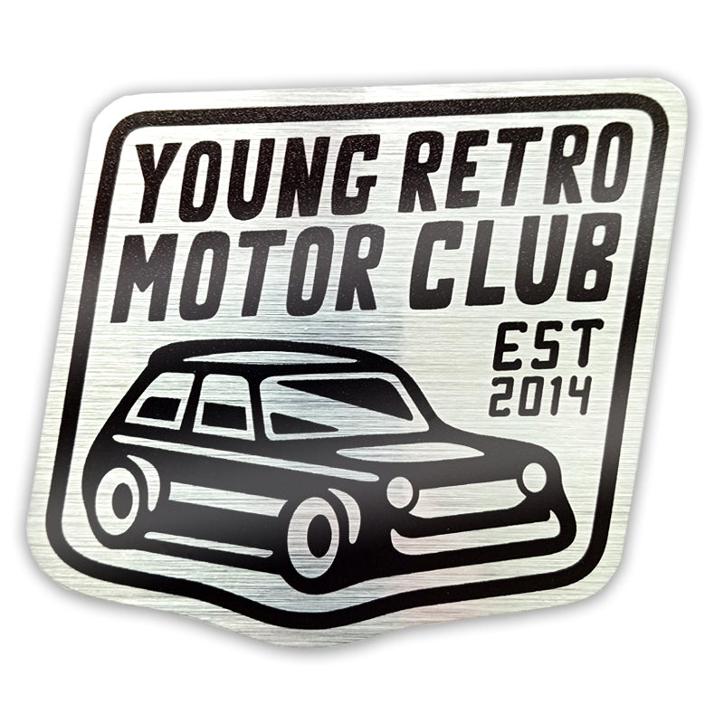 YRMC Logo Metal Sticker