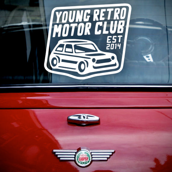 Logo Large Sticker - White
