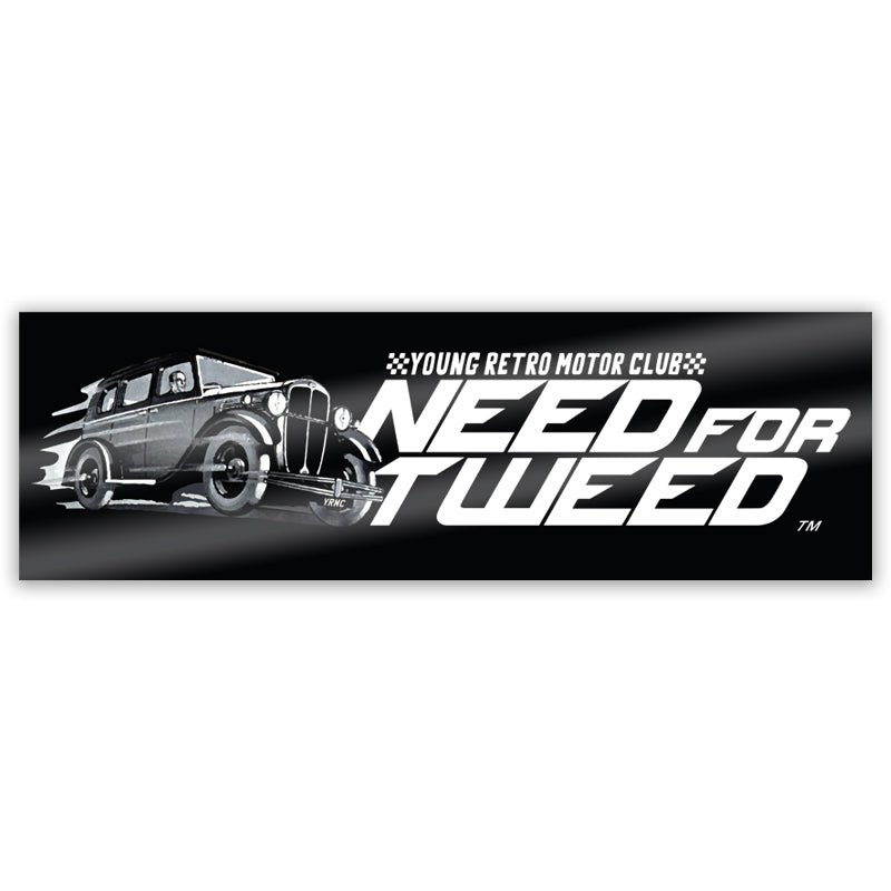 Need For Tweed Sticker