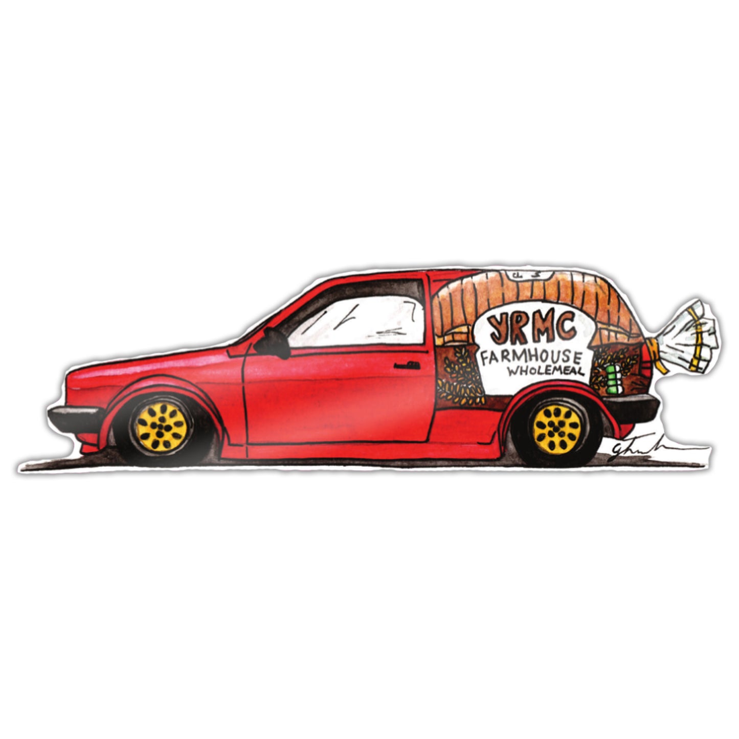 Breadvan Sticker