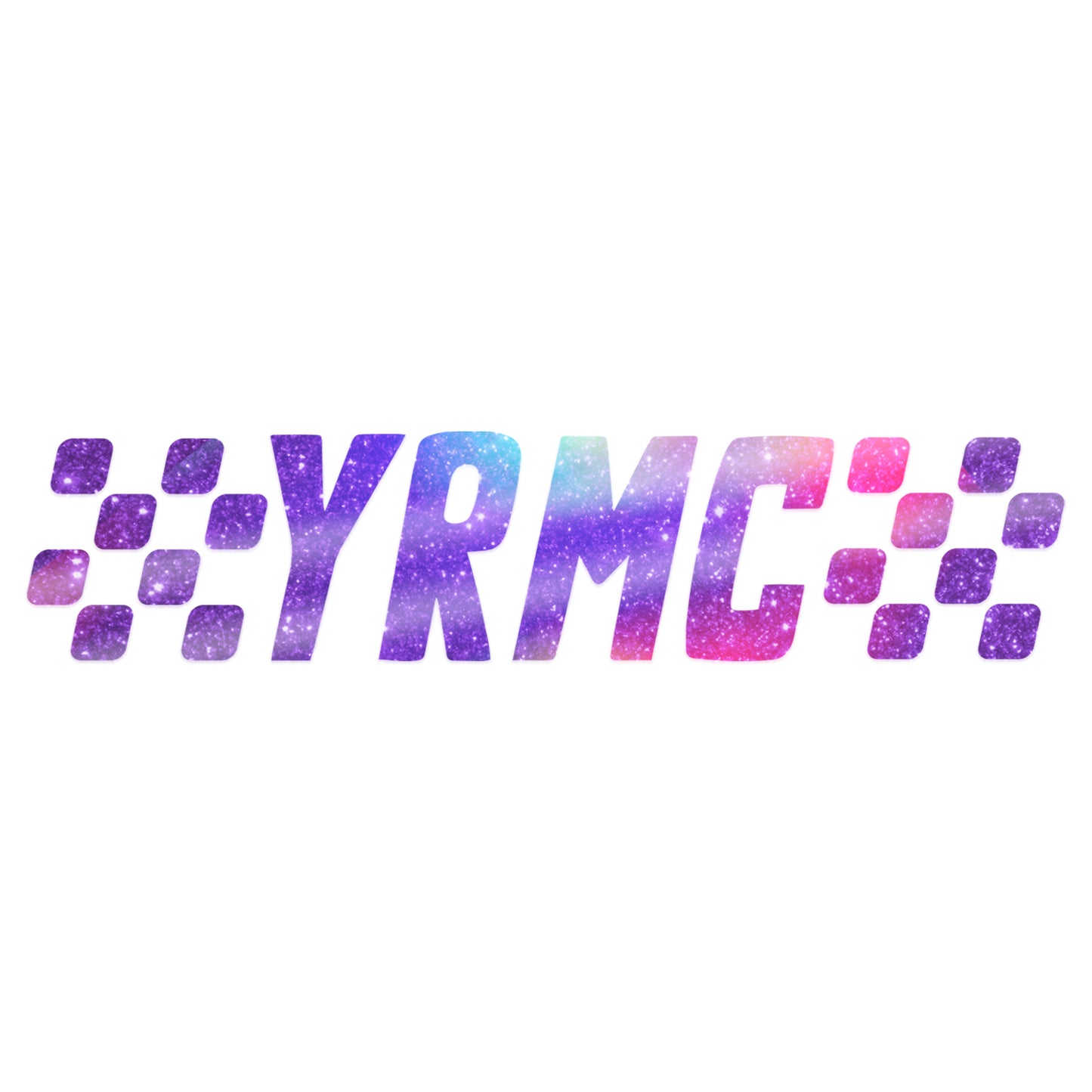 YRMC Purple Glitter Sticker (22cm)