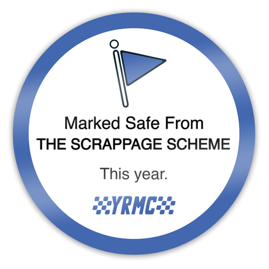 Marked Safe Scrappage Scheme Sticker