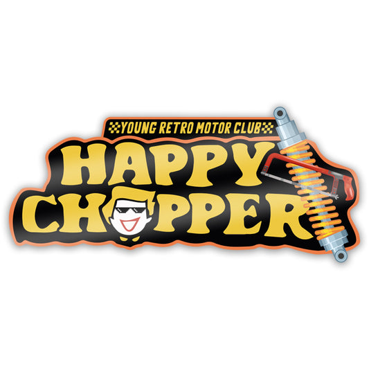 Happy Chopper Sticker