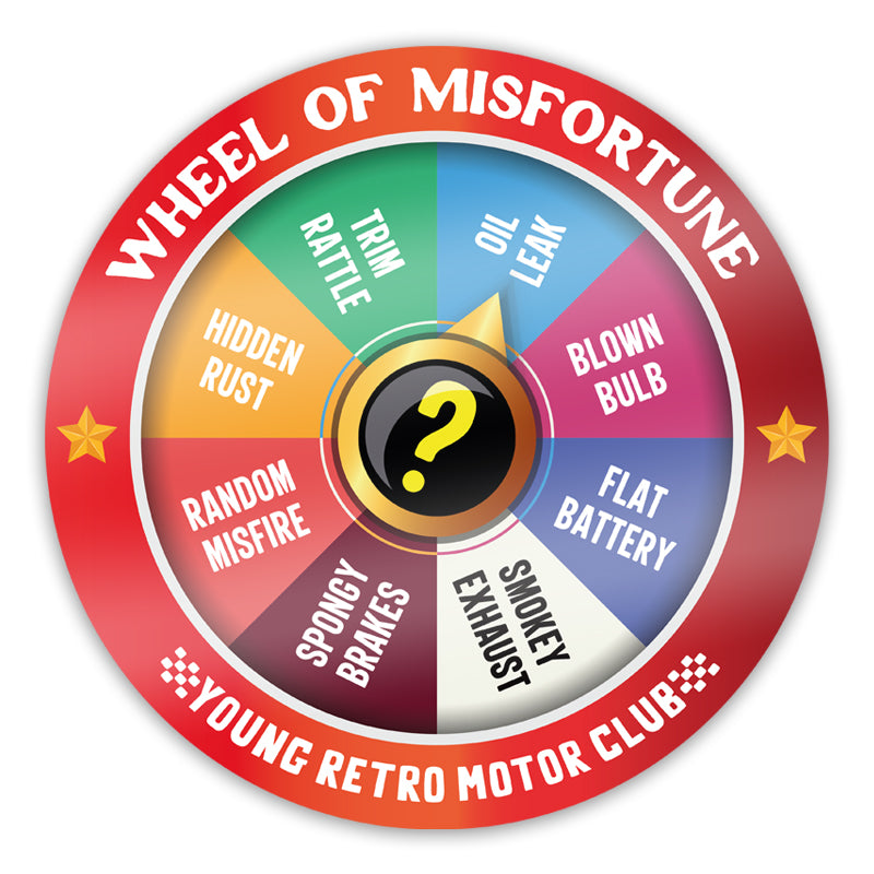 Wheel Of Misfortune Sticker