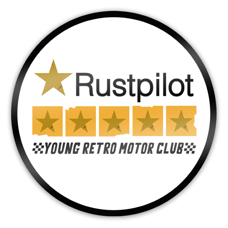 Rust Pilot Sticker – Young Retro Motor Club